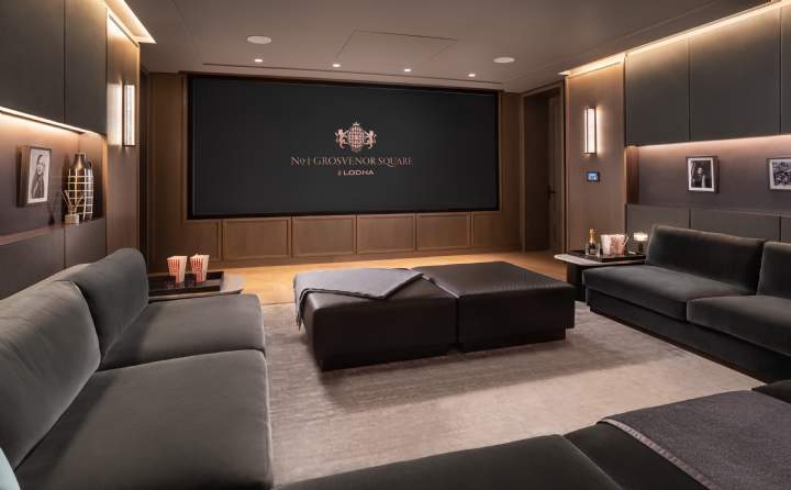 Private screening room