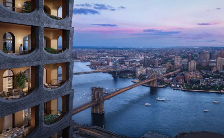 Overseeing the New York Harbour