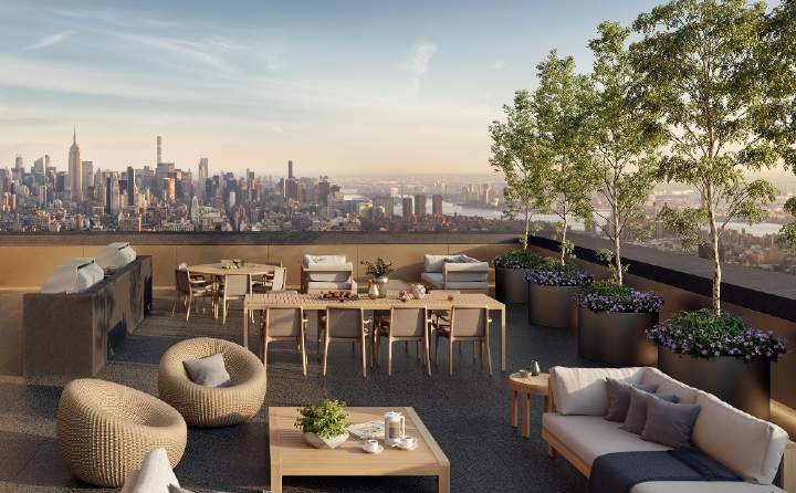Rooftop terrace