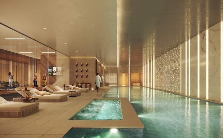 Swimming pool at Postmark