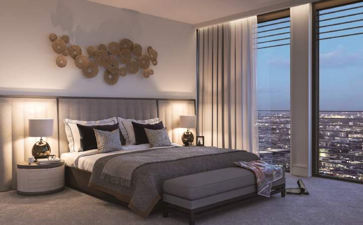 bedroom in One Bishopsgate Place Plaza bedroom in One Bishopsgate Place Plaza