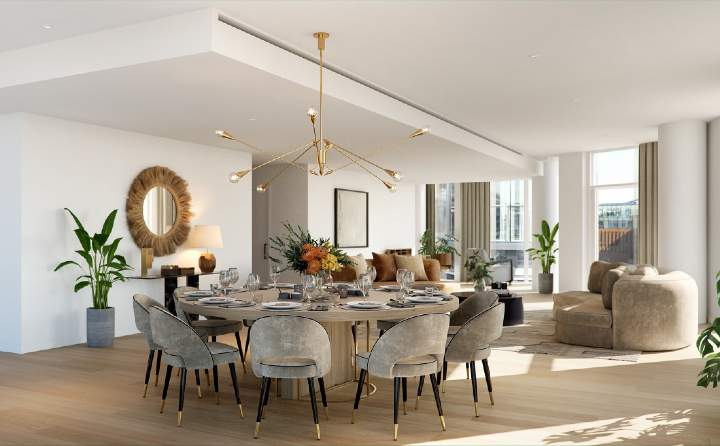 Dining room in Prospect Place