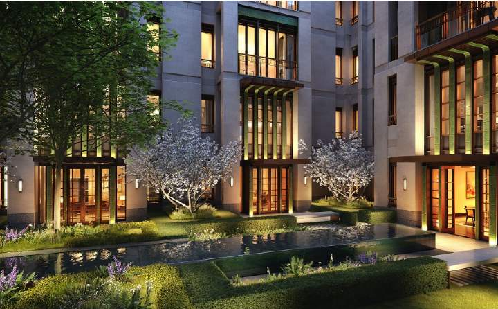Private Courtyard Garden. CGI
