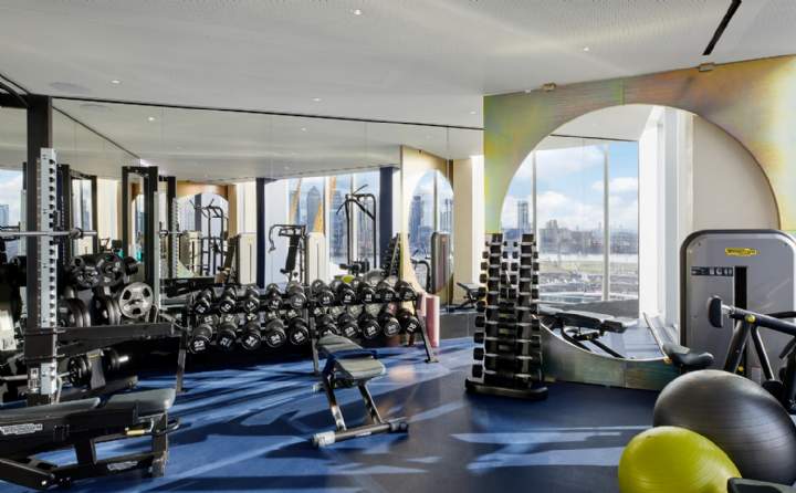 Two gyms are available Two gyms are available