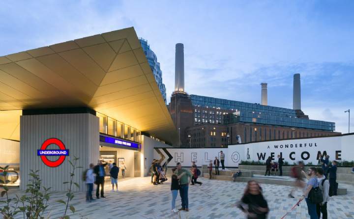 Underground Entrance at Battersea Power Station