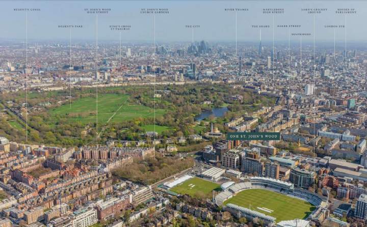 affluent and leafy neighbourhood in the heart of London