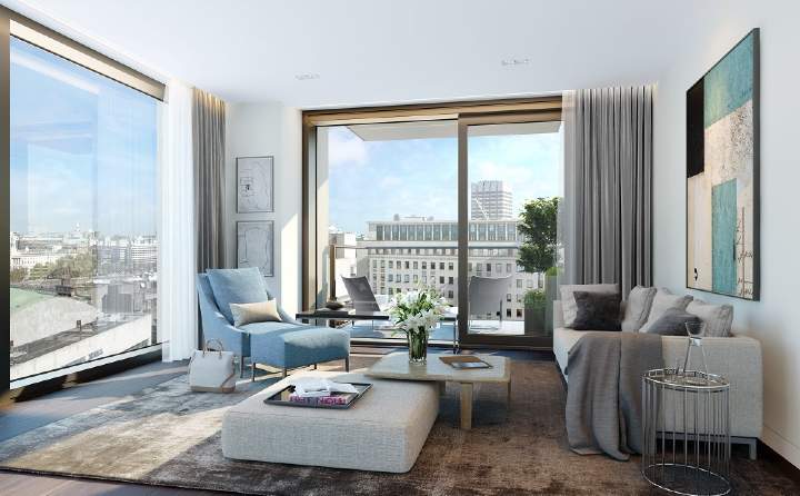 Living room at Southbank Place Living room at Southbank Place