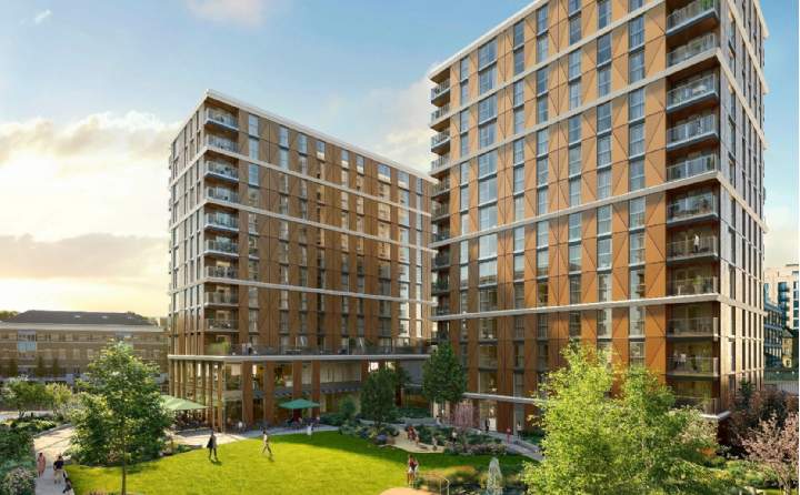 Eden Grove landscaped central courtyard Eden Grove landscaped central courtyard
