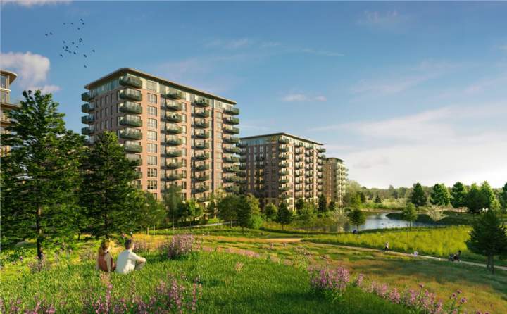 The exterior of Waterlily Court apartments The exterior of Waterlily Court apartments