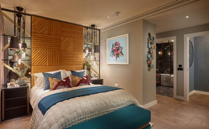 Bedroom in a three-bed show apartment Bedroom in a three-bed show apartment