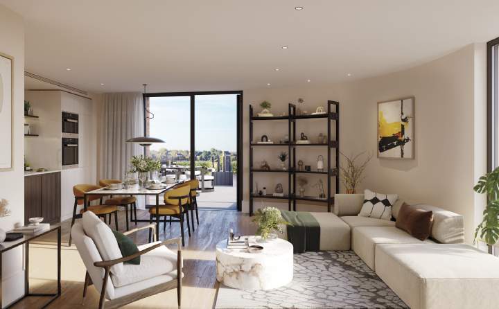 Open plan living spaces Open plan living spaces
